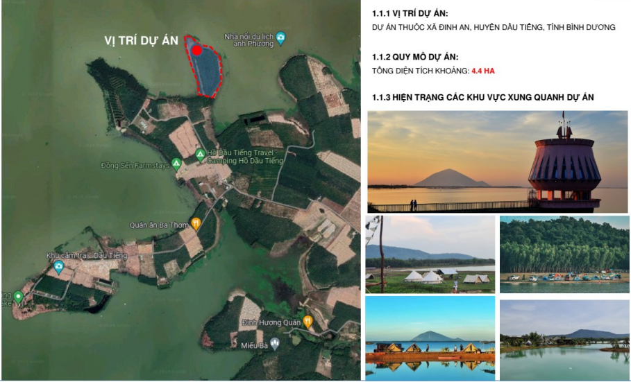 Dự Án Dầu Tiếng Camping,Bình Dương, Việt Nam